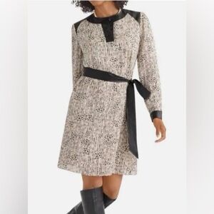 CAbi Chelsea Dress (Black and Cream) NWT 14